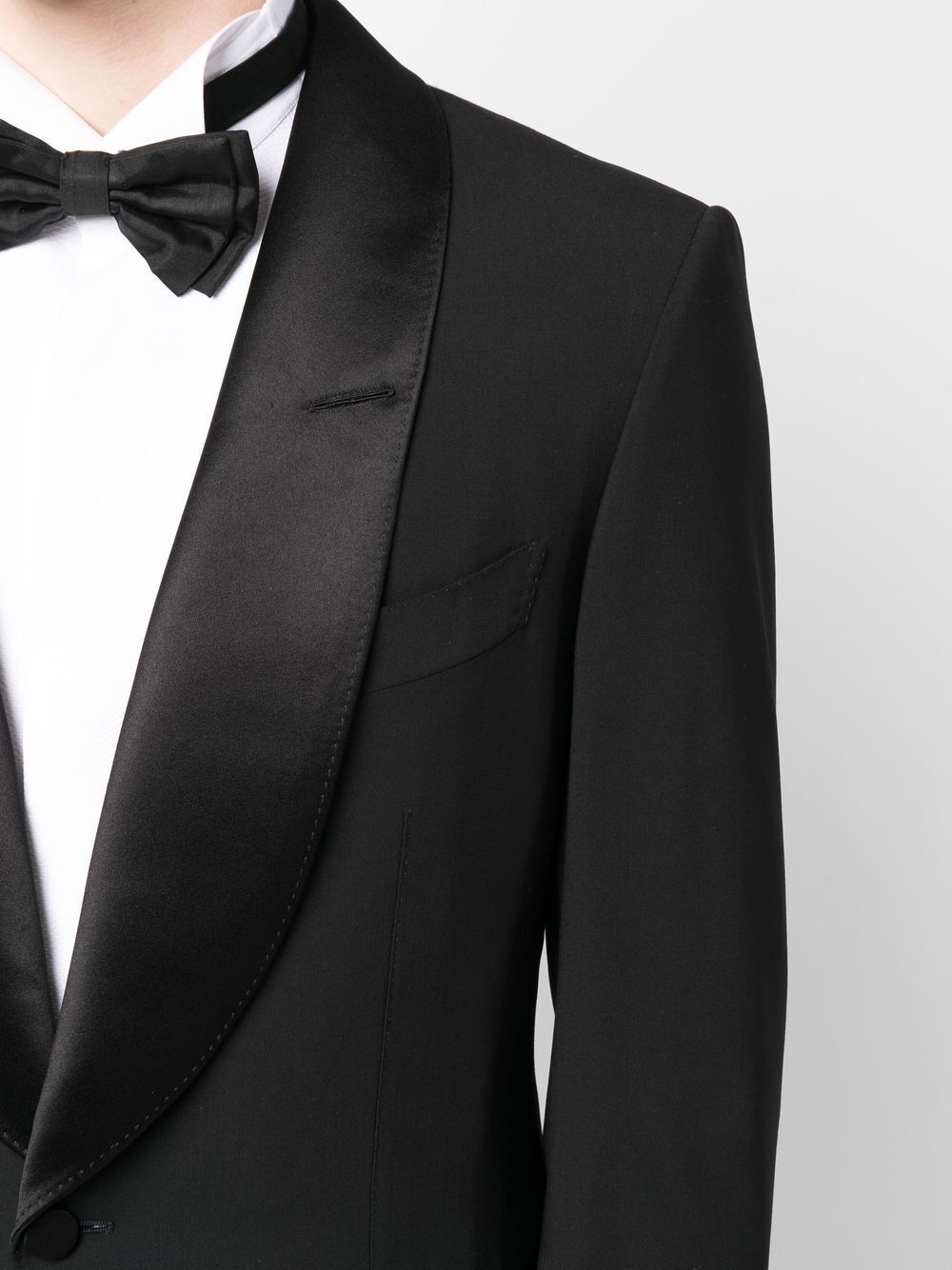 Shop Tom Ford Tailored Single-breasted Suit In Black