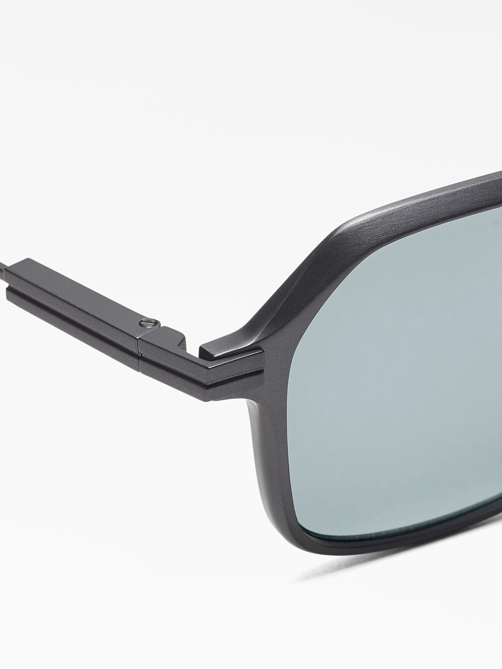 Zegna Octagonal-frame Sunglasses In Green