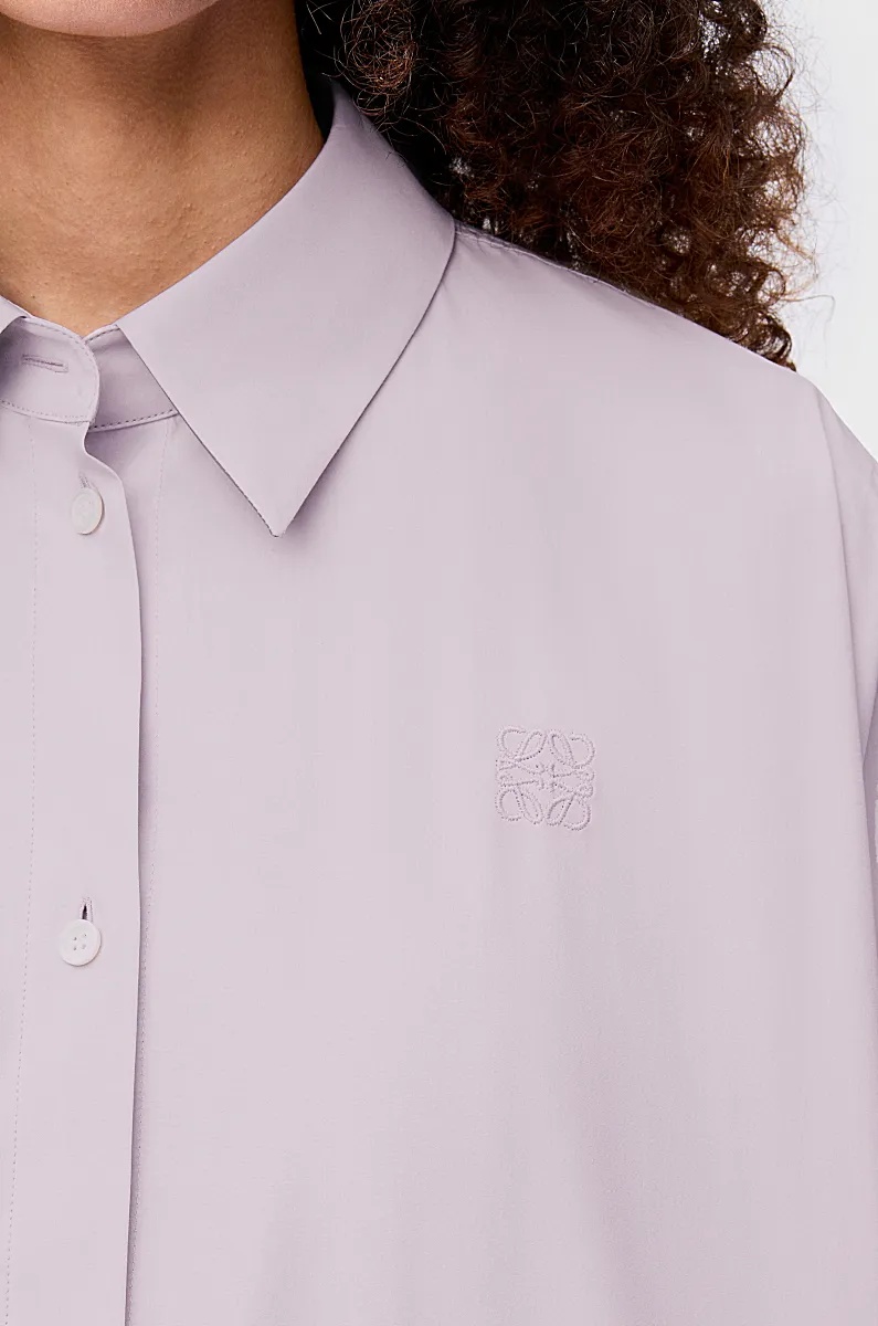 Loewe Anagram Trapeze Cropped Shirt