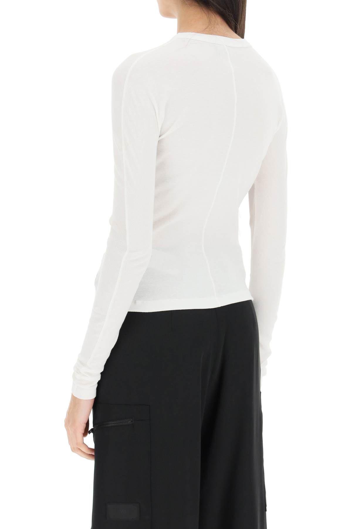 Y-3 T-shirt Aus Bio-baumwolle Mit Logo-print In White