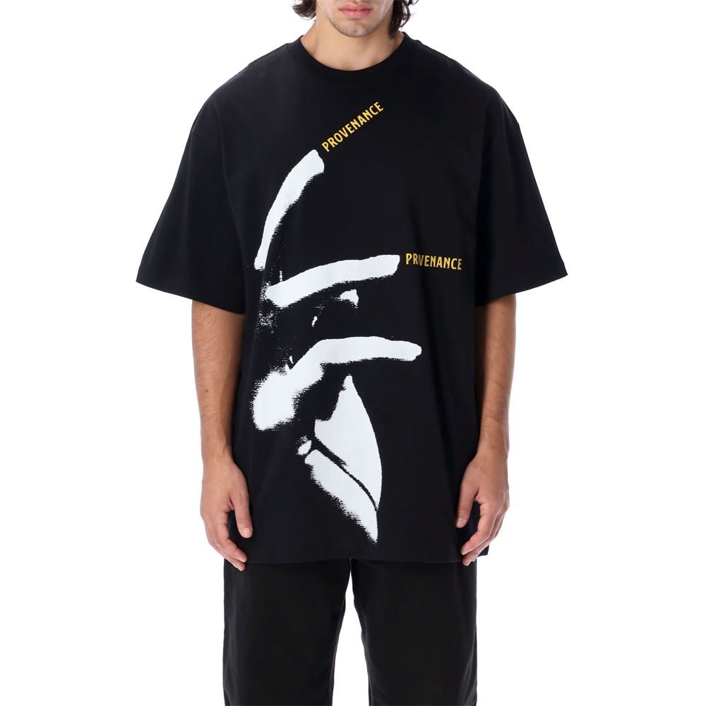 Raf Simons Graphic-print T-shirt In Black