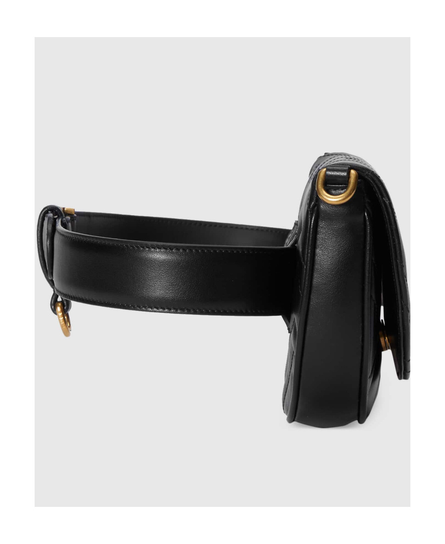 GUCCI DOUBLE G QUILTED BELT BAG