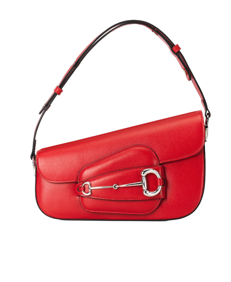 Gucci Small Horsebit 1955 Shoulder Bag In Red