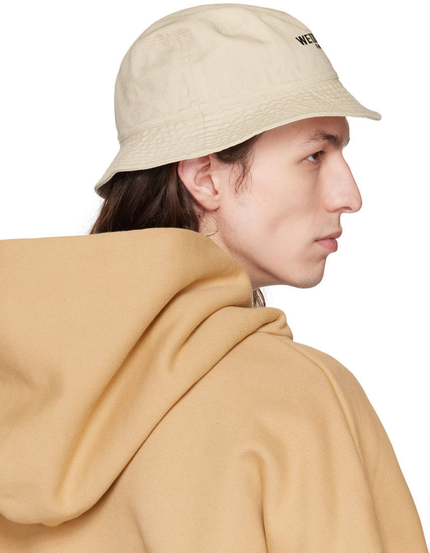 We11 Done Logo Fisherman's Hat In Nude