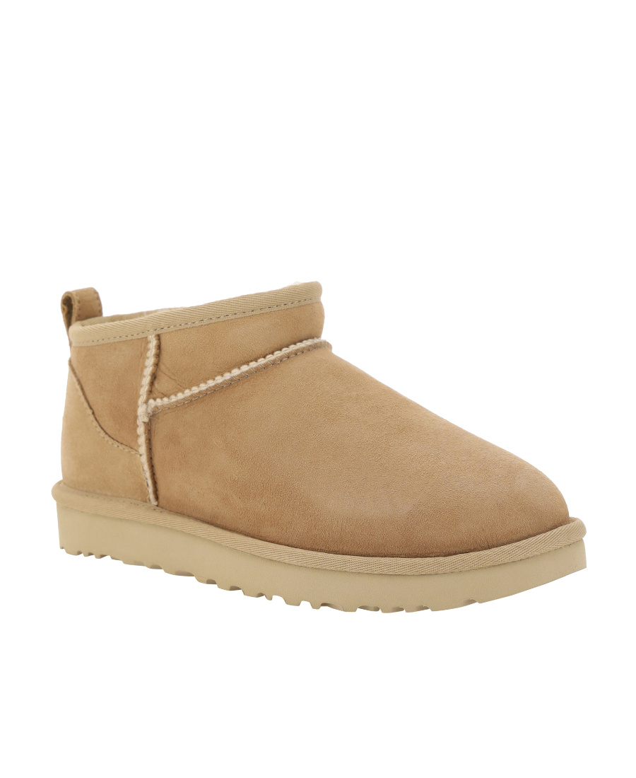Shop Ugg Classic Ultra Mini Boots In Nude