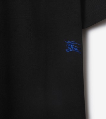 Burberry Regular Fit Shirt With Collar And Short Sleeves In Black