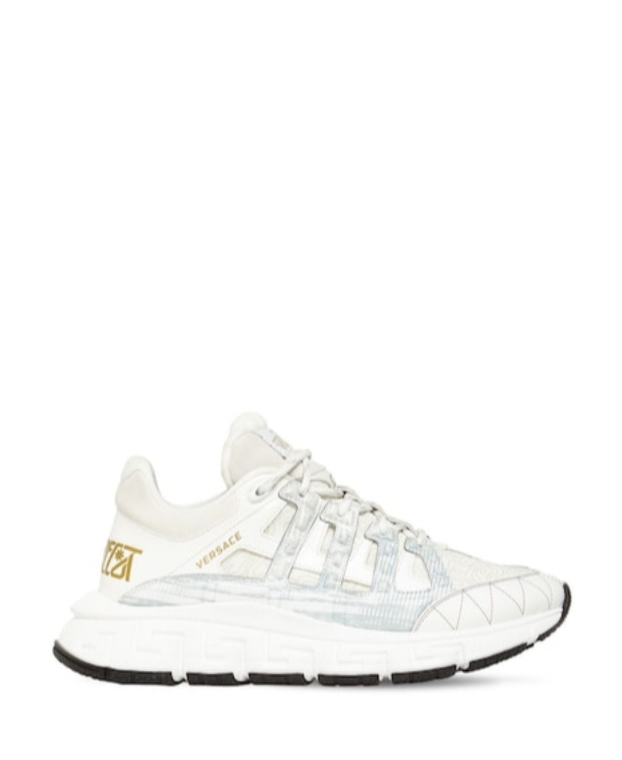 Versace Logo Lace Up Casual Sports Shoes