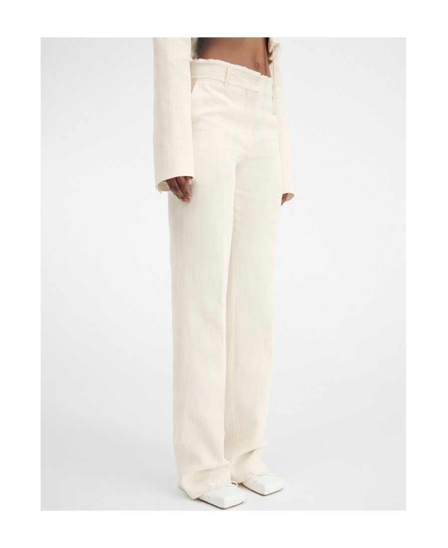Jacquemus Le Pantalon Ficelle In White