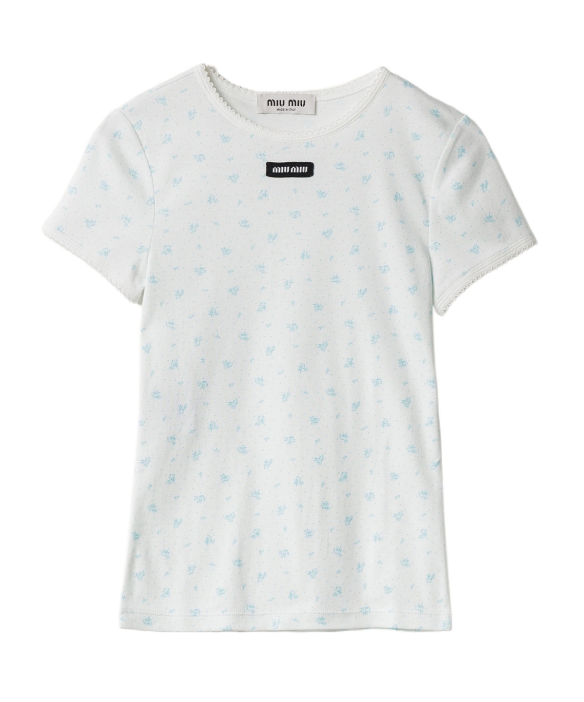 Miu Miu T-shirt And Polo Shirt In White