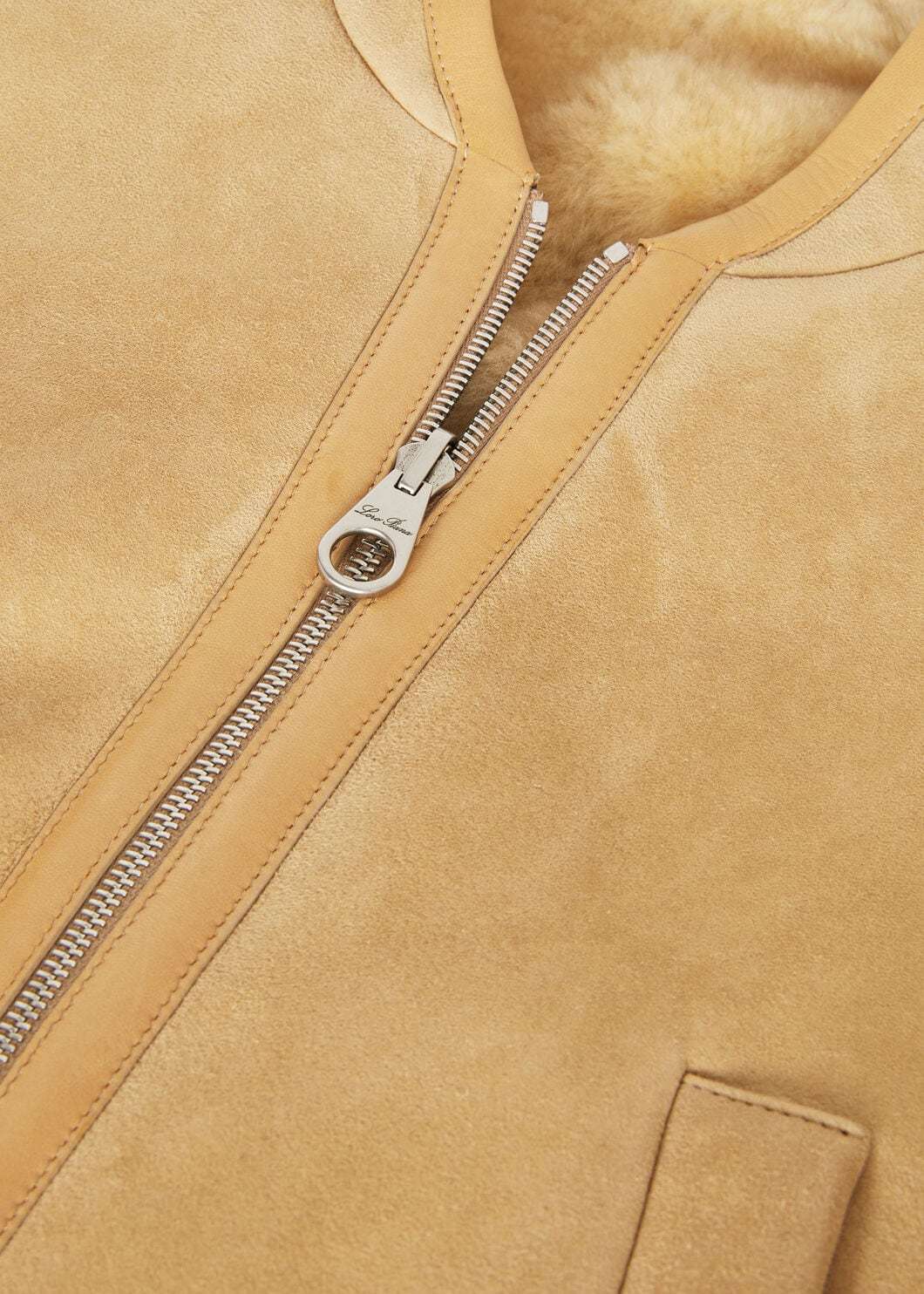Shop Loro Piana Irwin Bomber Jacket In Nude