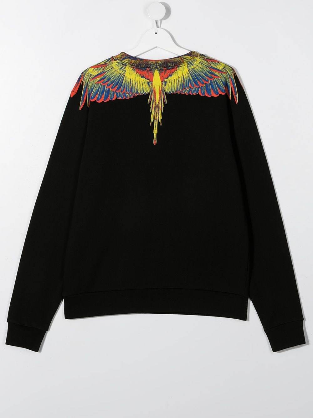 Marcelo Burlon County Of Milan Teen Wings Print Sweatshirt In Black
