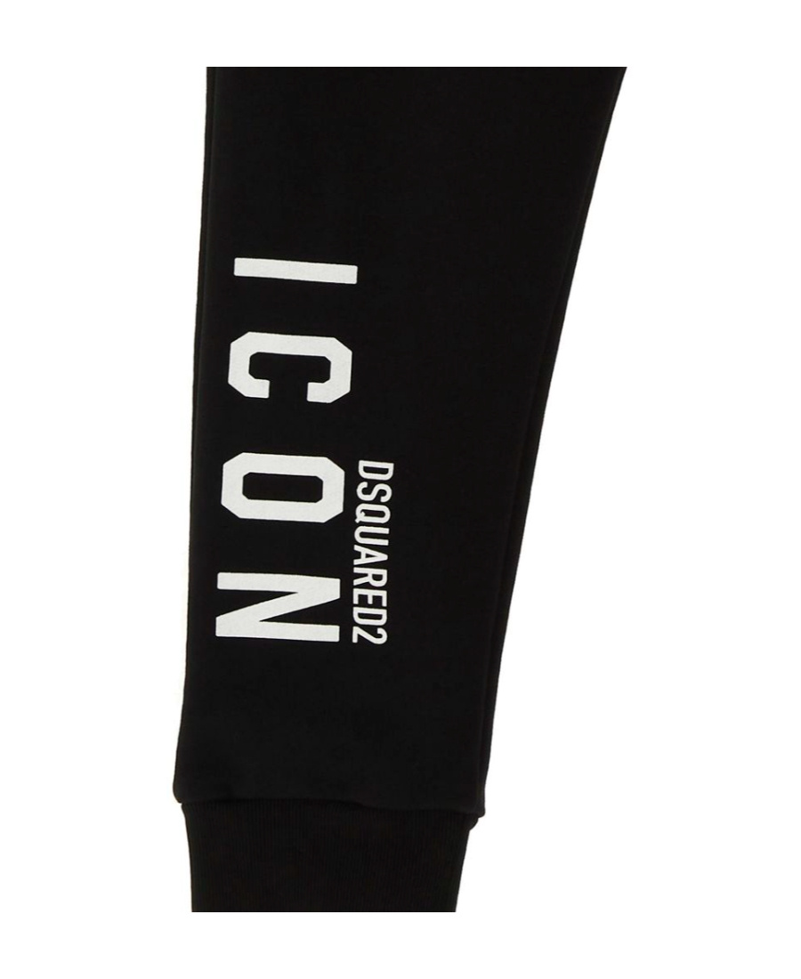 Dsquared2 Kids Logo-printed Drawstring Track Pants In Black