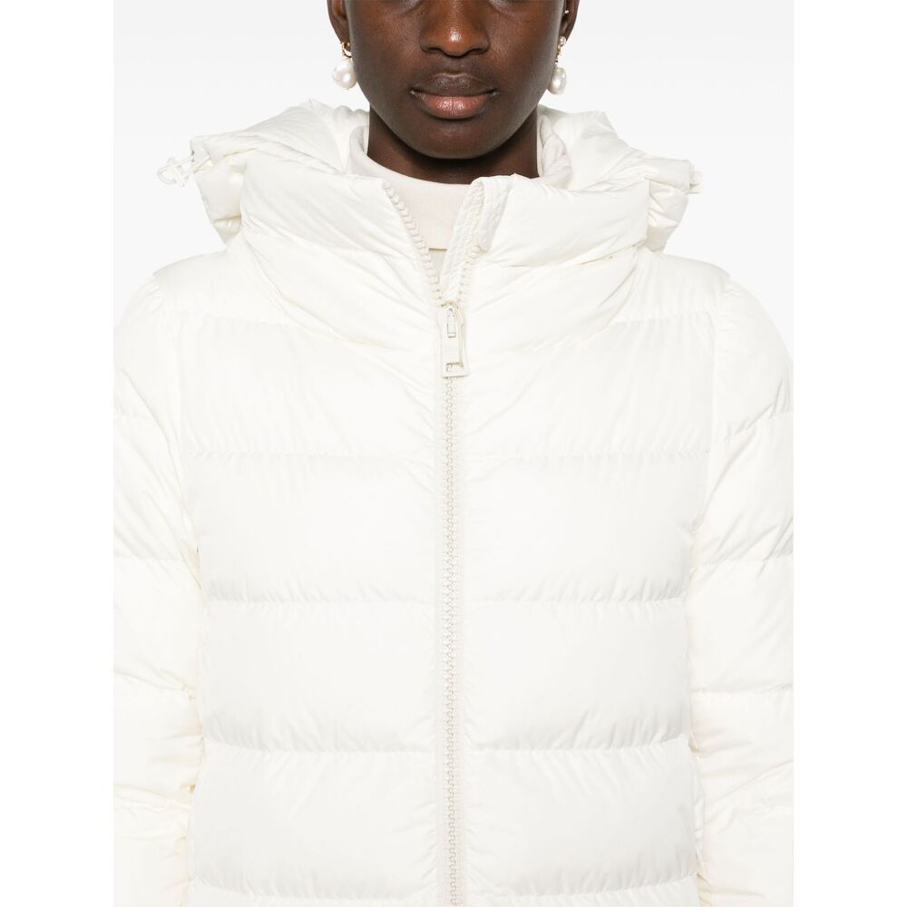Herno Long-sleeved Down Jacket In White
