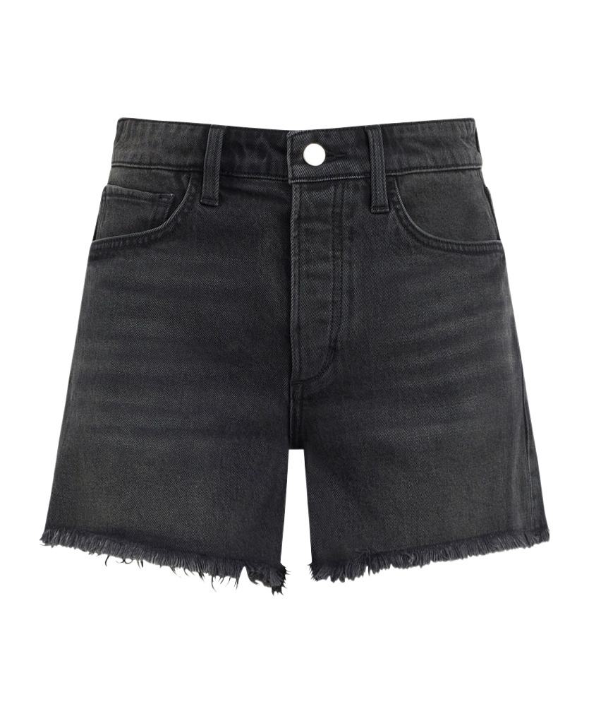 Joe's Jeans The Jessie High Rise Denim Shorts In Finesse In Black