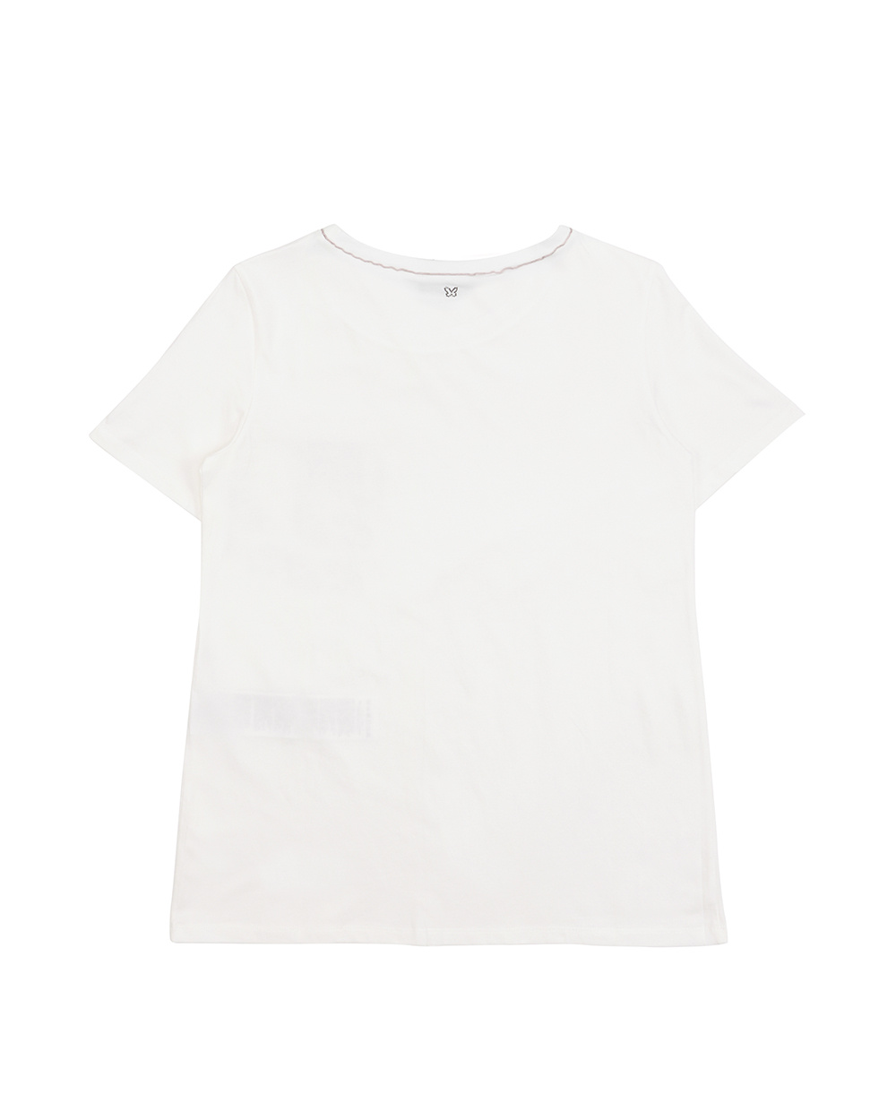 Weekend Max Mara Item O-neck Short-sleeved T-shirt In White