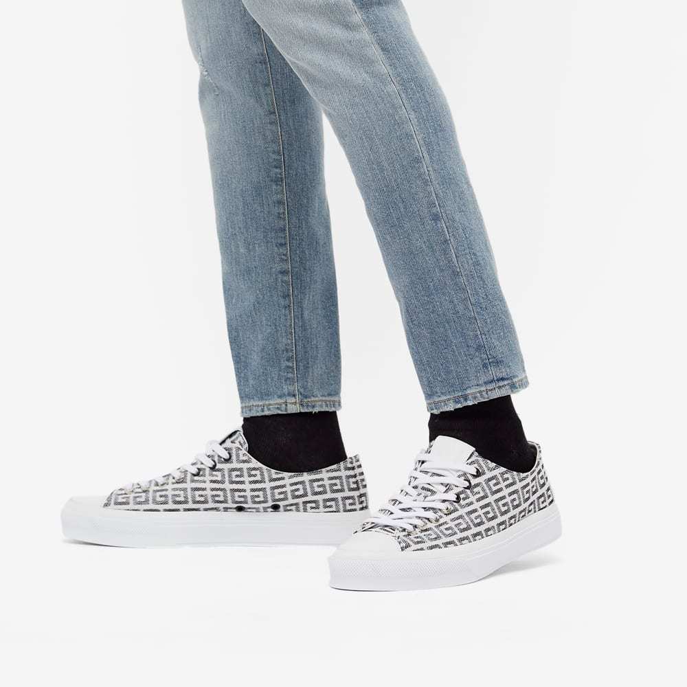 Givenchy City Sneakers In 4g Jacquard In White