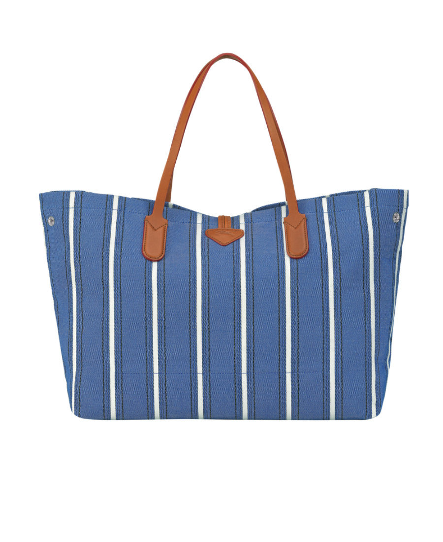 LONGCHAMP ROSEAU ESSENTIAL STRIPED TOTE