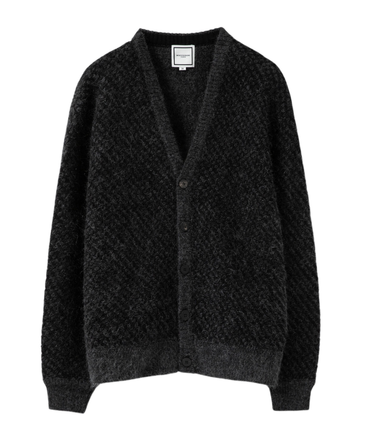 Wooyoungmi Long-sleeved Cardigan In Black