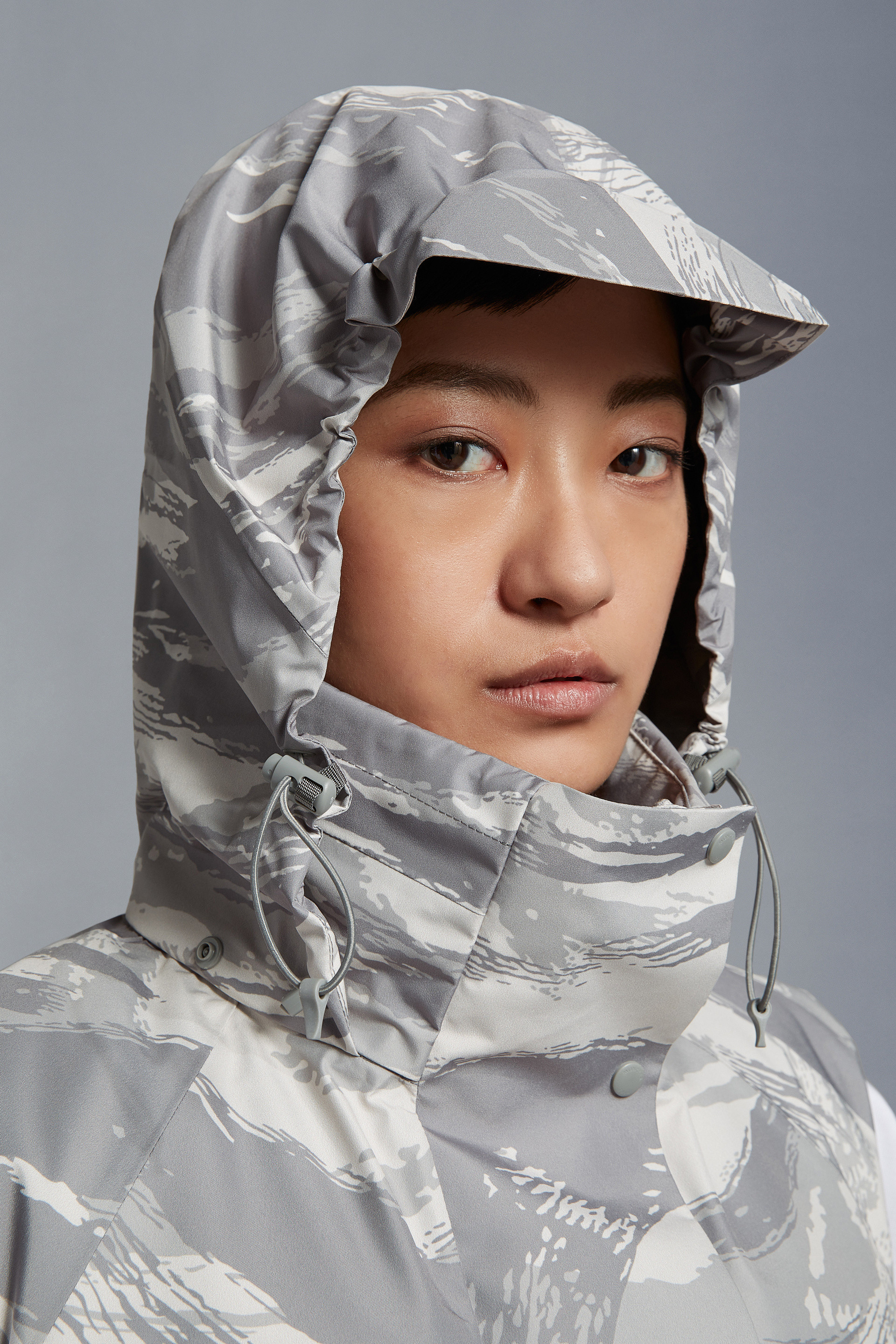 Moncler X Hyke Vanilis Padded Gilet In Gray