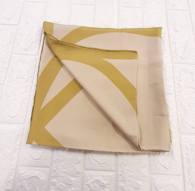 Bottega Veneta Patterned Scarf In Neutral
