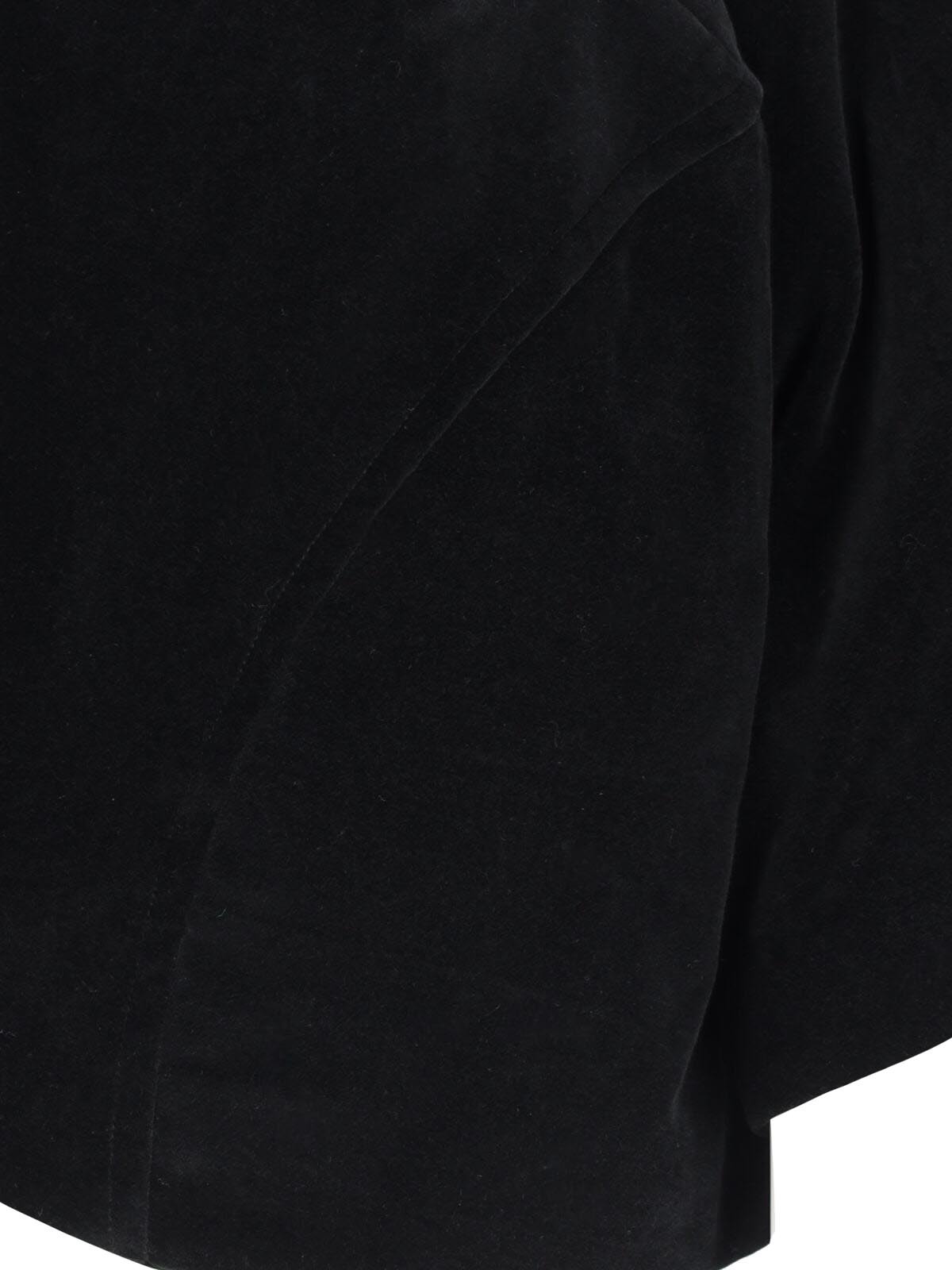 COMME DES GARÇONS COMME DES GARÇONS COMME DES GARÇONS BUTTONED VELVET COAT 
