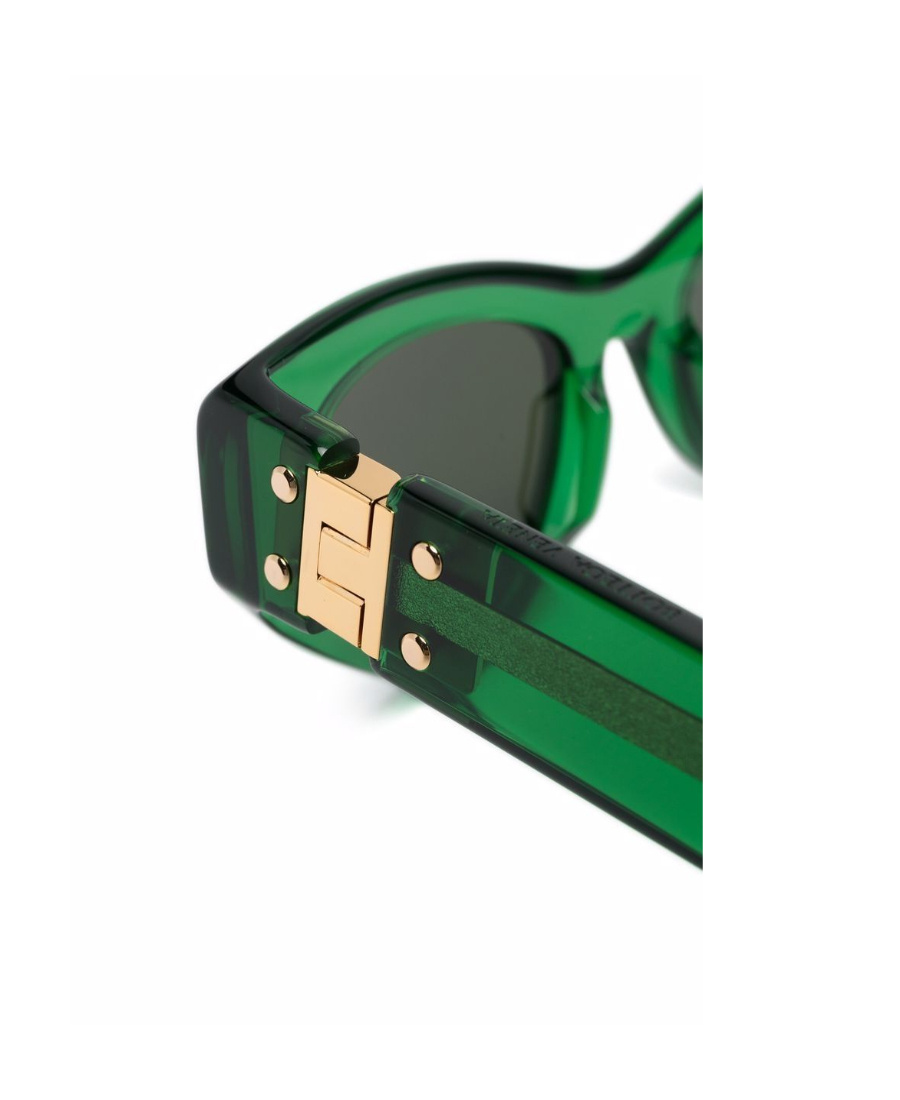 Bottega Veneta Eyewear Cat-eye Frame Sunglasses In Green