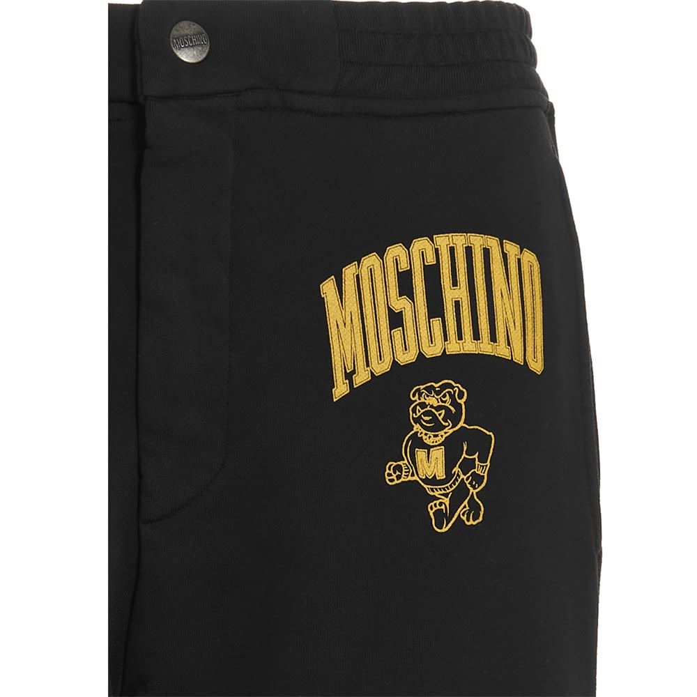Moschino Trousers Jogging Elastic Waistband Pockets In Black
