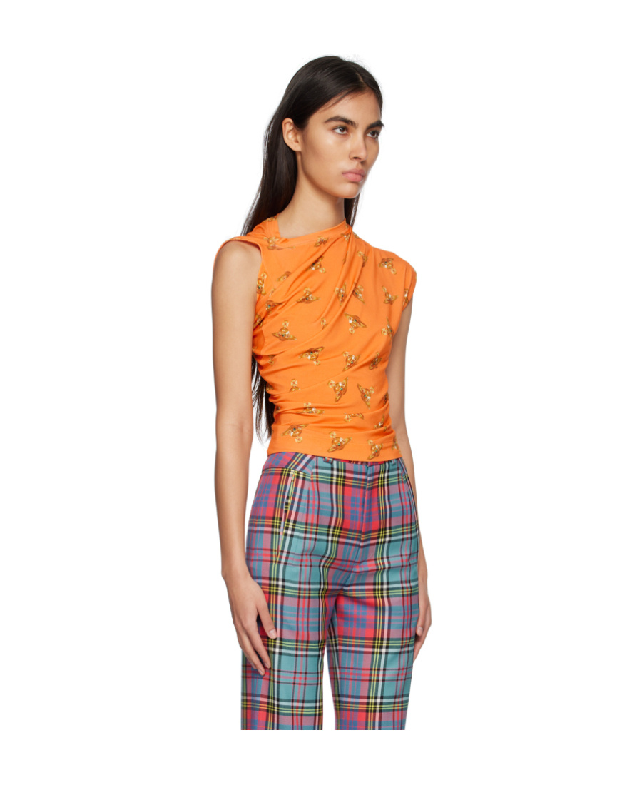 Vivienne Westwood Orange Hebo T-shirt In Multicolor