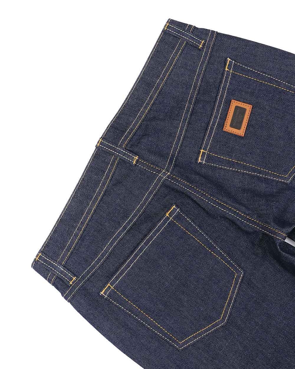 Dolce & Gabbana Logo Details Jeans In Black