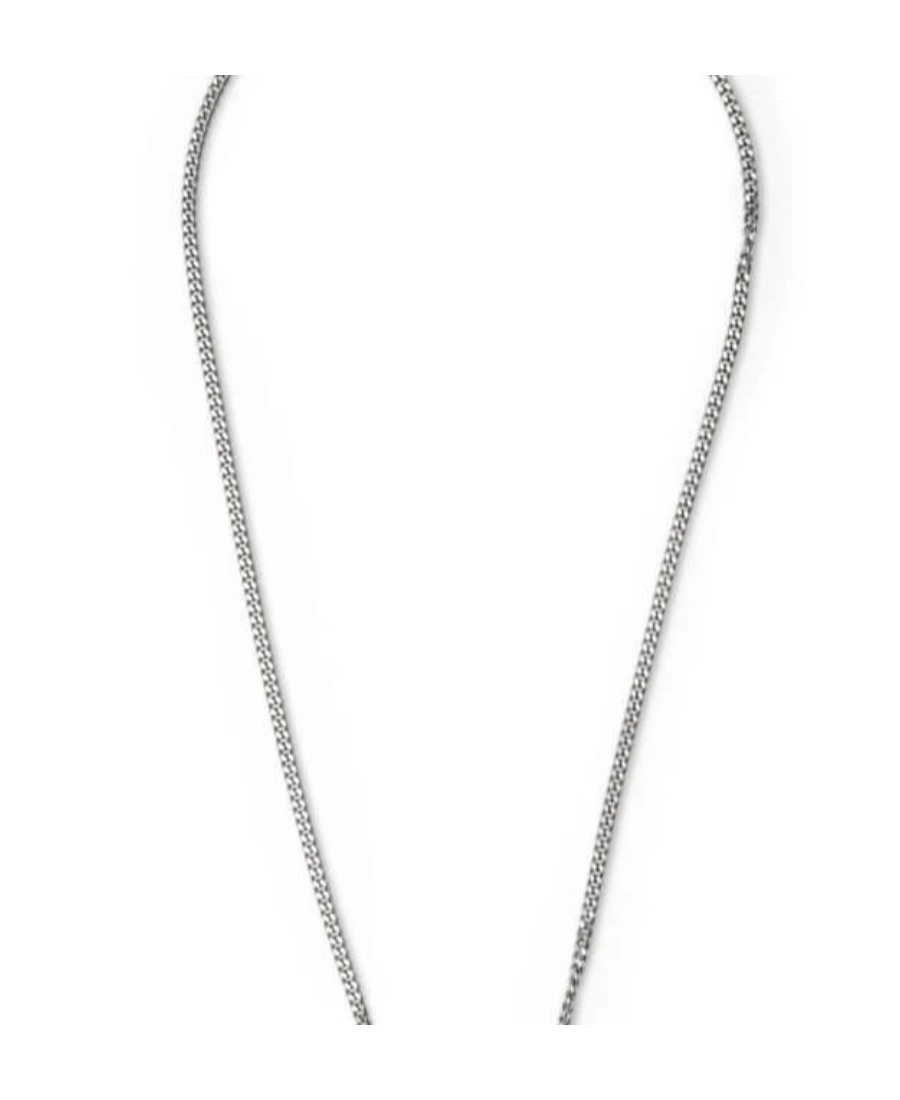 Alexander Mcqueen Skull And Snake Pendant Necklace In Gray