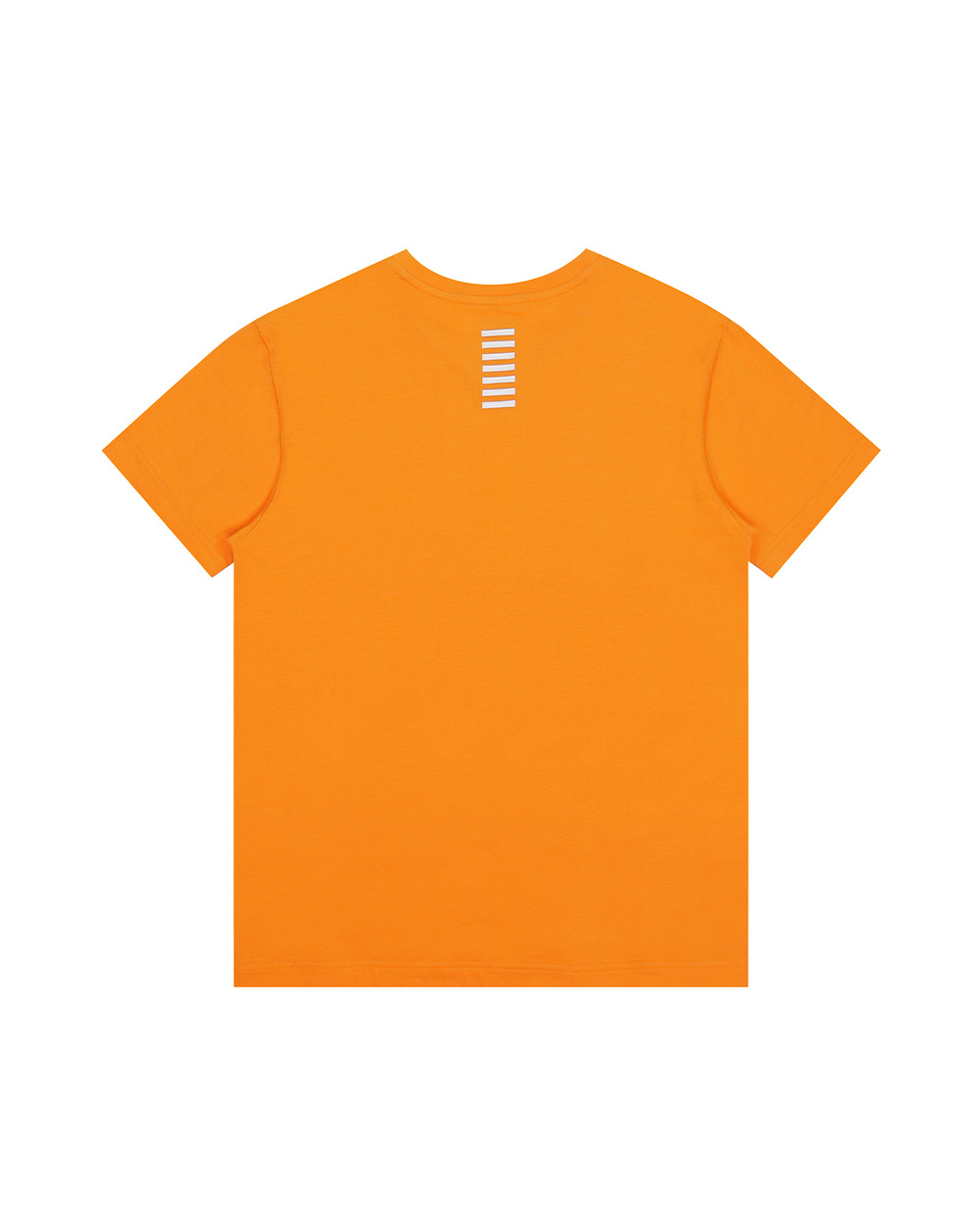 Ea7 Logo T-shirt With Round Neck In Orange