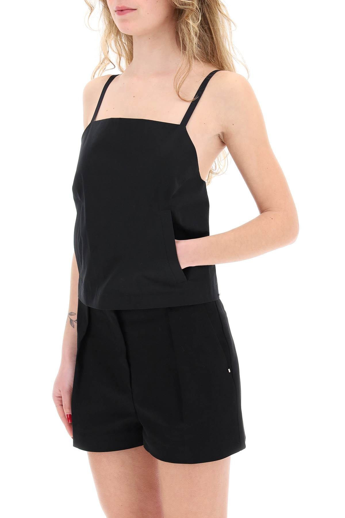 Sportmax Carmine Sleeveless In Black