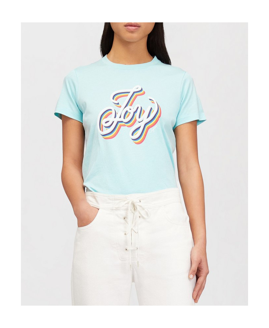 See By Chloé Logo Short Sleeve T-shirt In Blue