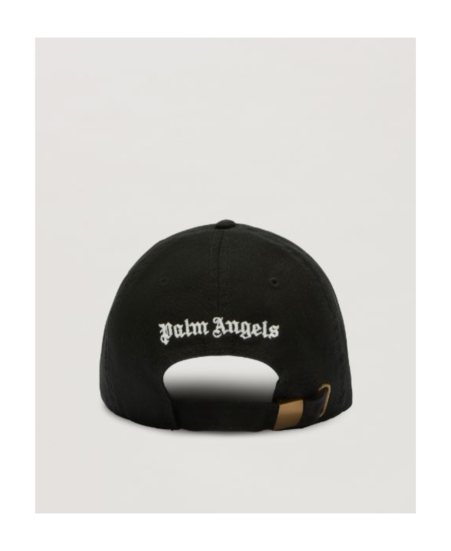 Palm Angels Monogram Embroidered Baseball Cap In Pattern
