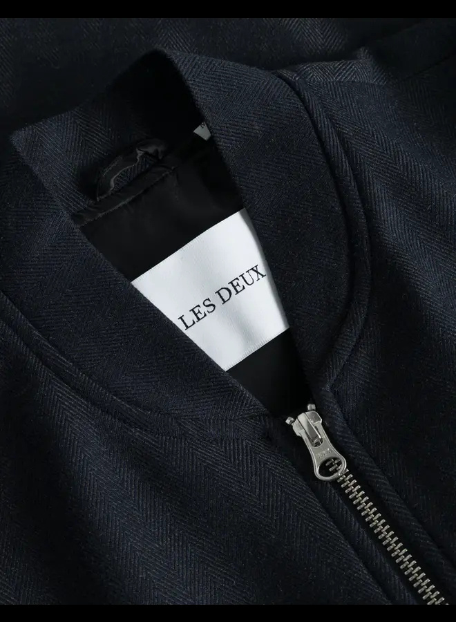 Les Deux Long-sleeved Casual Jacket In Black