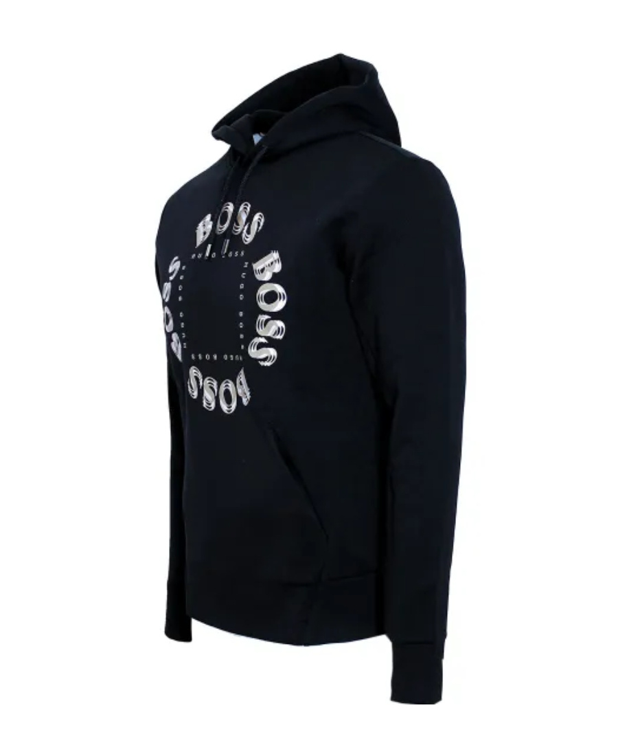 HUGO BOSS LOGO HOODED SWEATER 