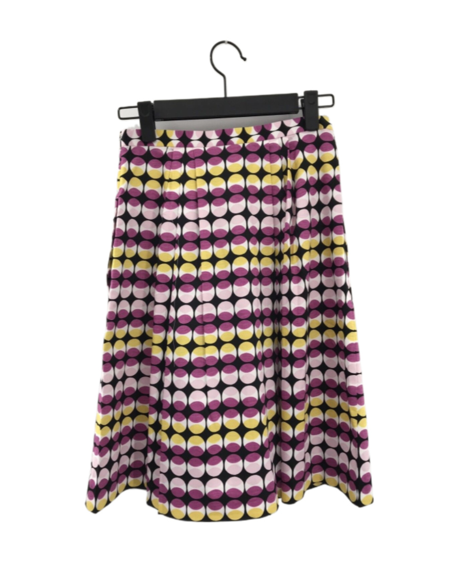 Max Mara Pleated Skirt In Multicolor