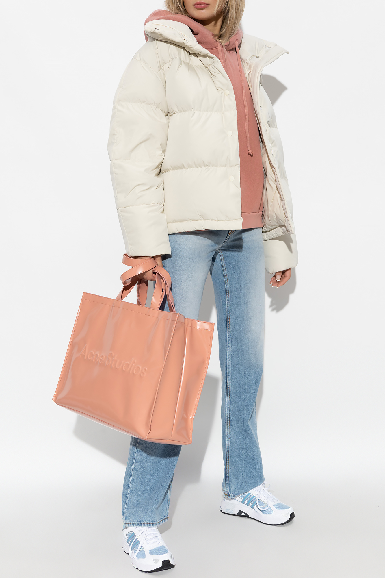 Acne Studios Multi-pocket Denim Trousers In Blue