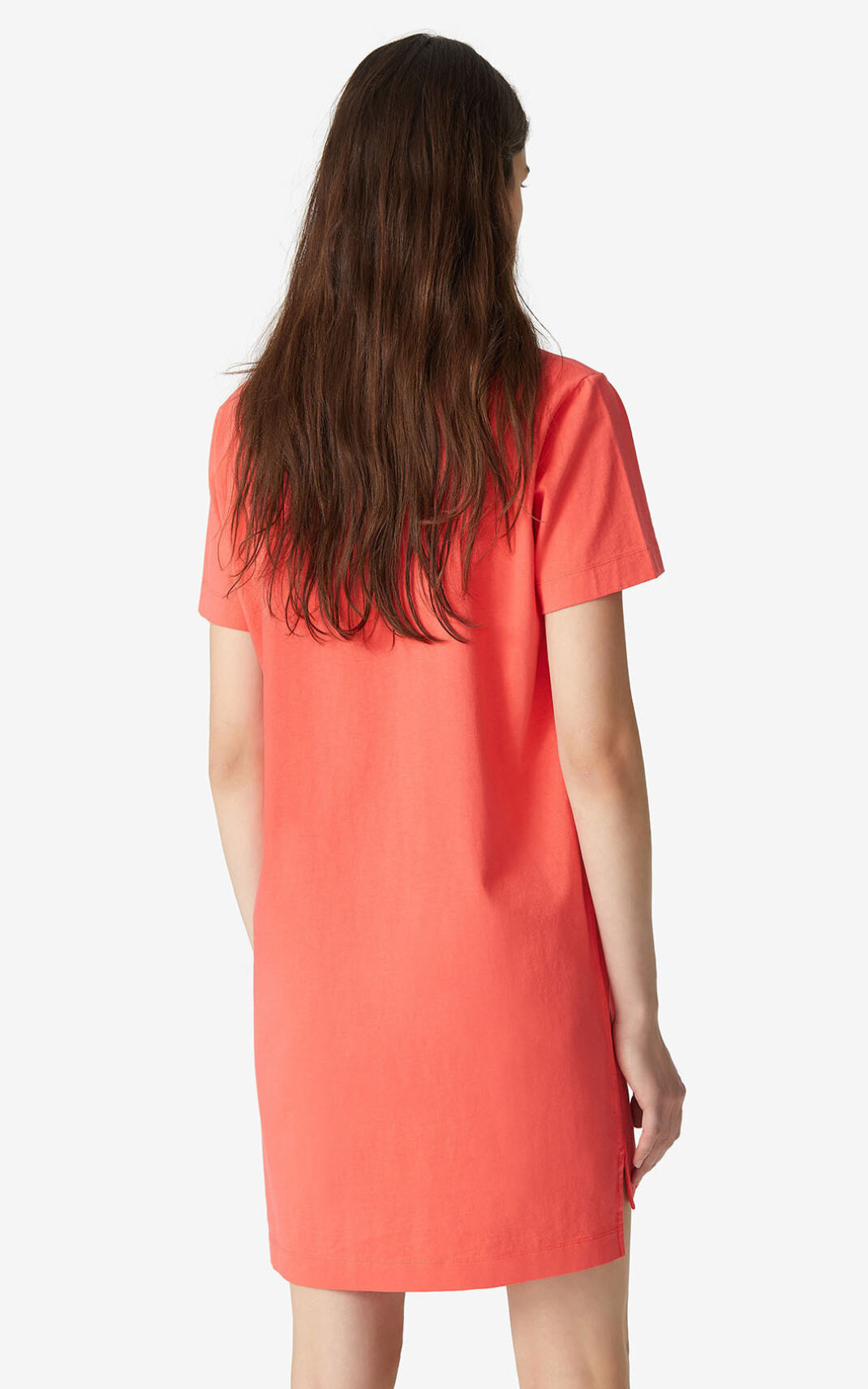 Kenzo Tiger-motif T-shirt Dress In Red
