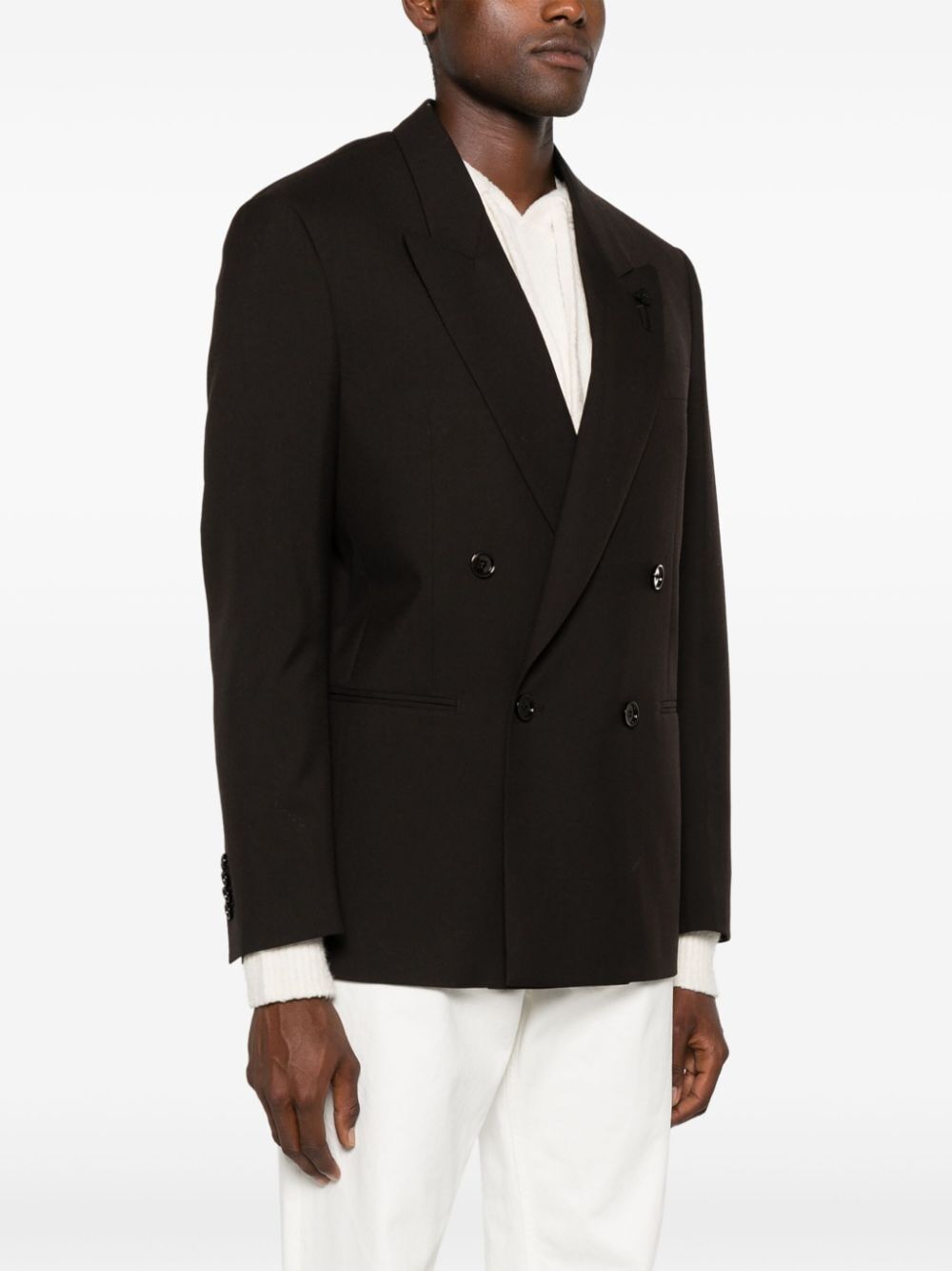 Lardini Man Jacket Attitude Drop 7 Regular In Black