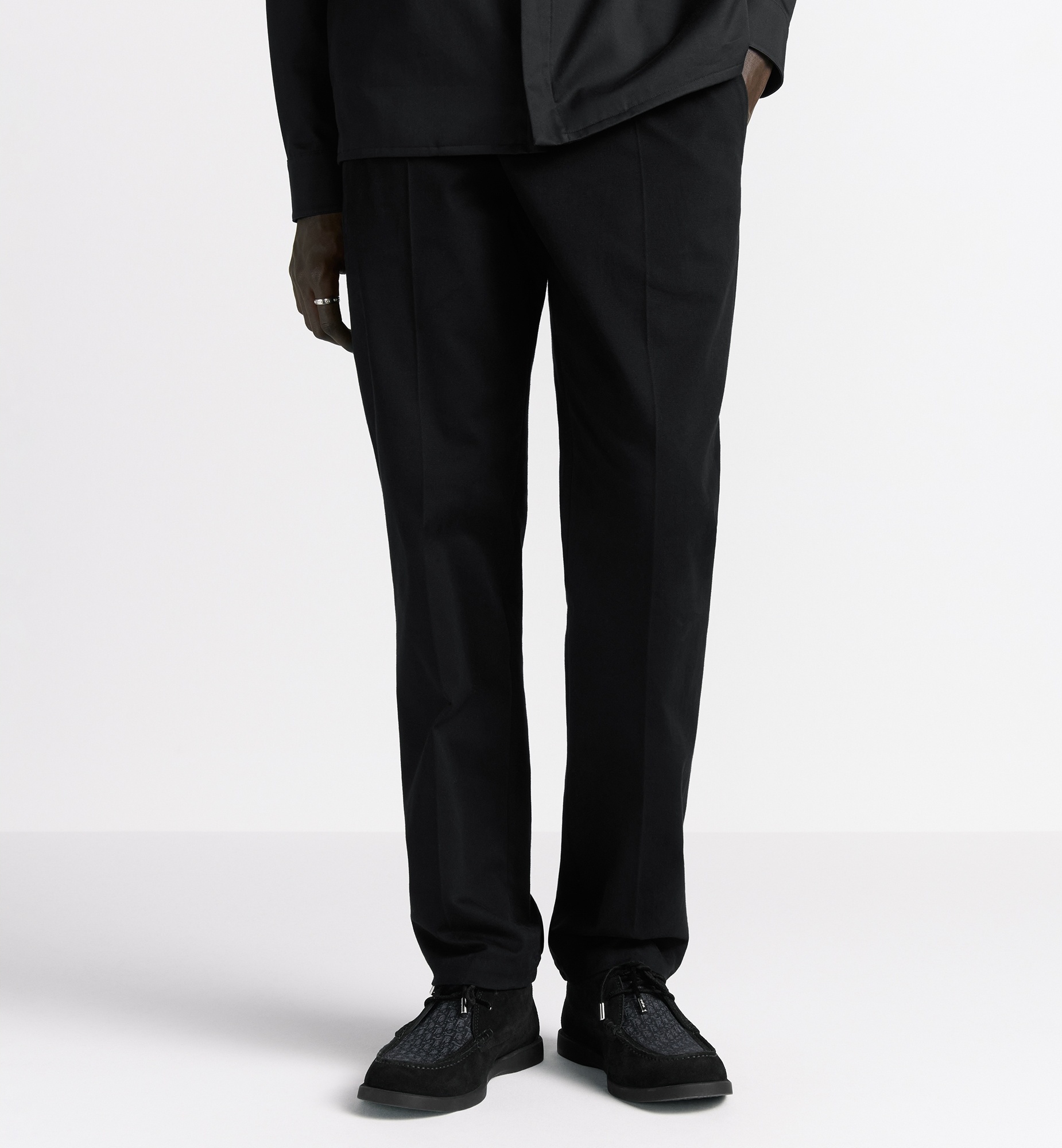 Dior Icon Embroidered Sweatpants In Black