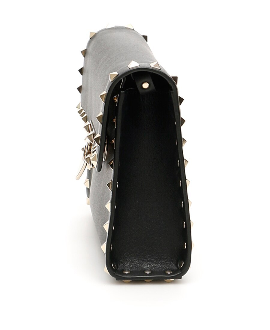 Valentino Rockstud Small Shoulder Bag In Black