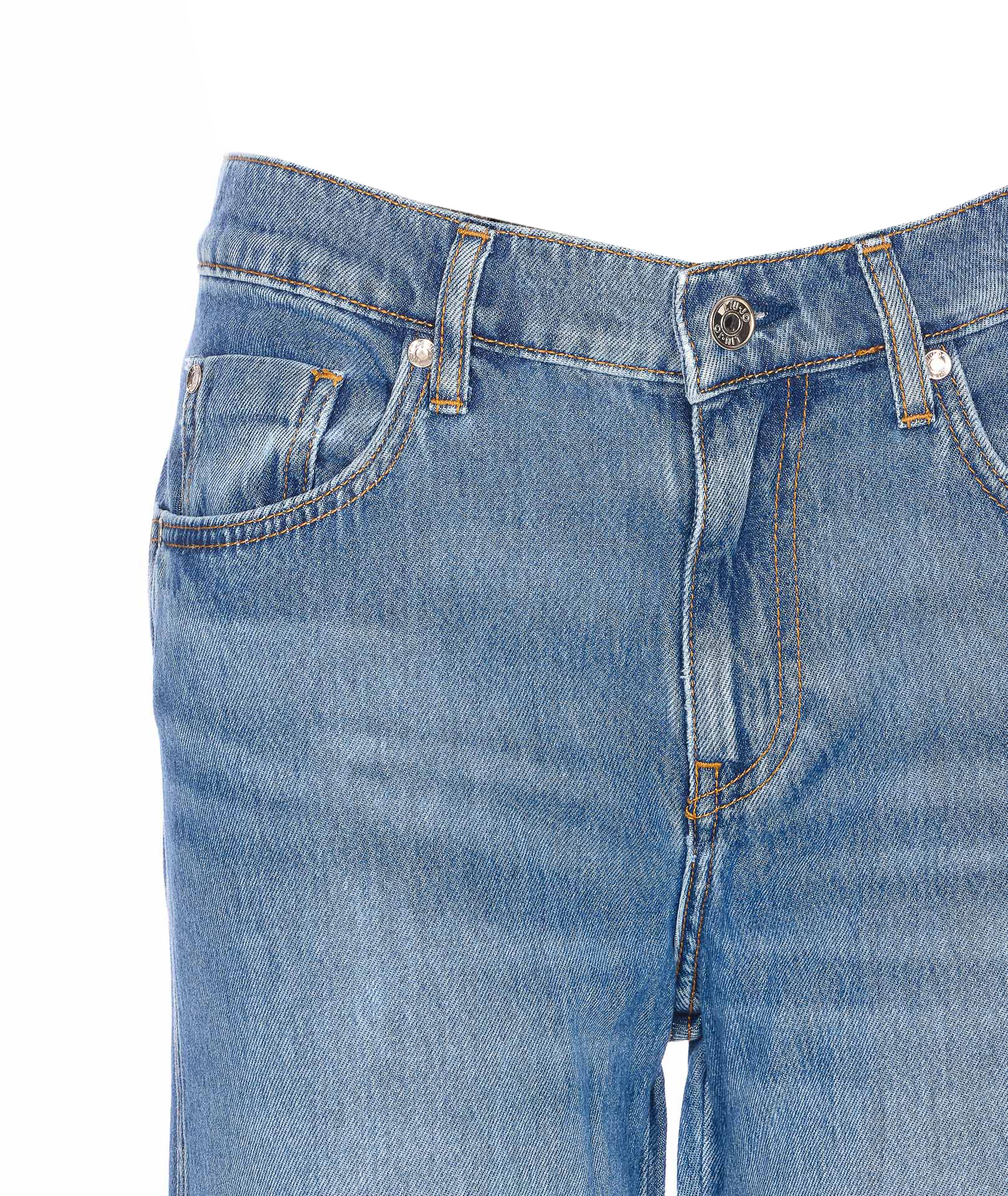 Liu •jo Whiskering-effect Jeans In Blue