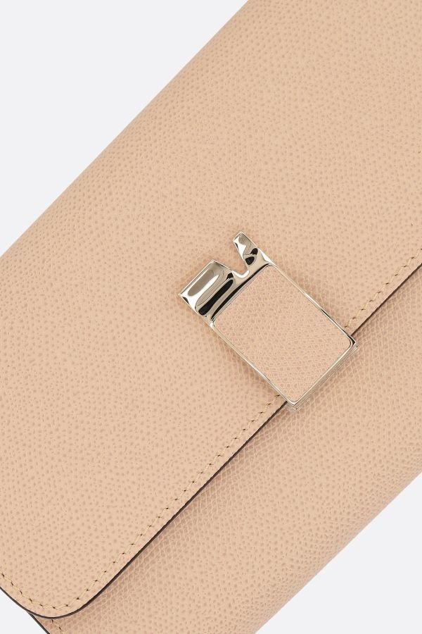 Valextra Nolo Flip Shoulder Bag In Nude