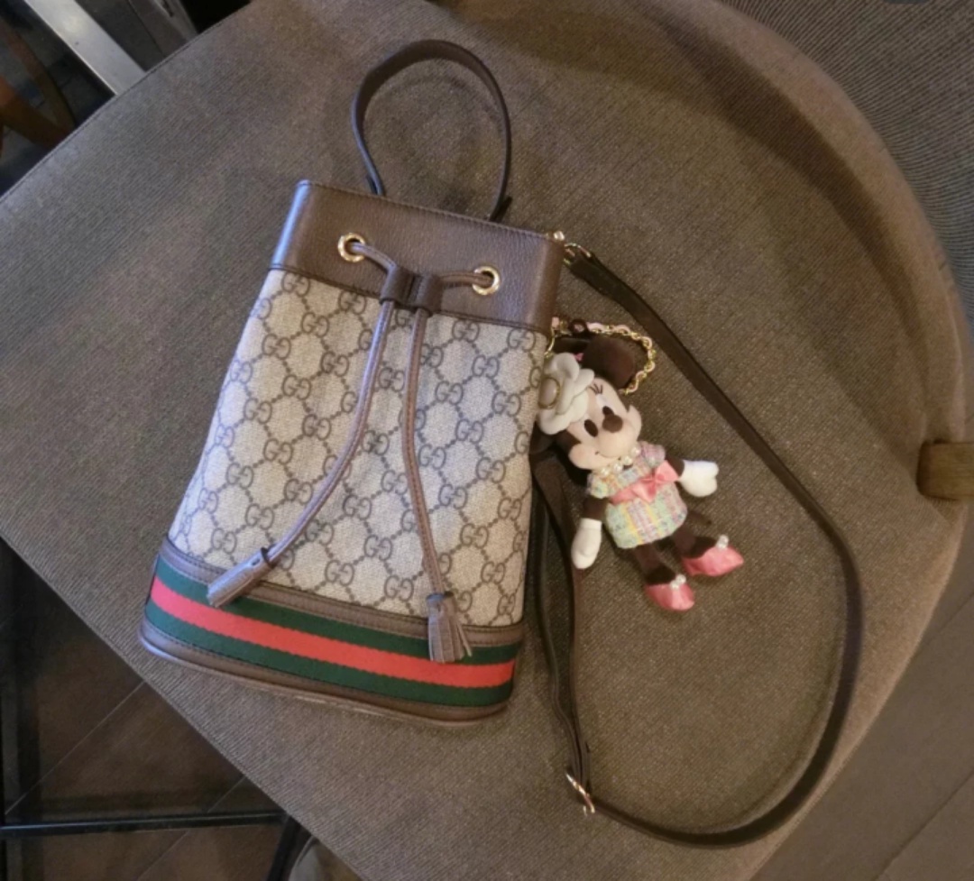 Gucci Ophidia Gg Bucket Bag Small In Multicolor