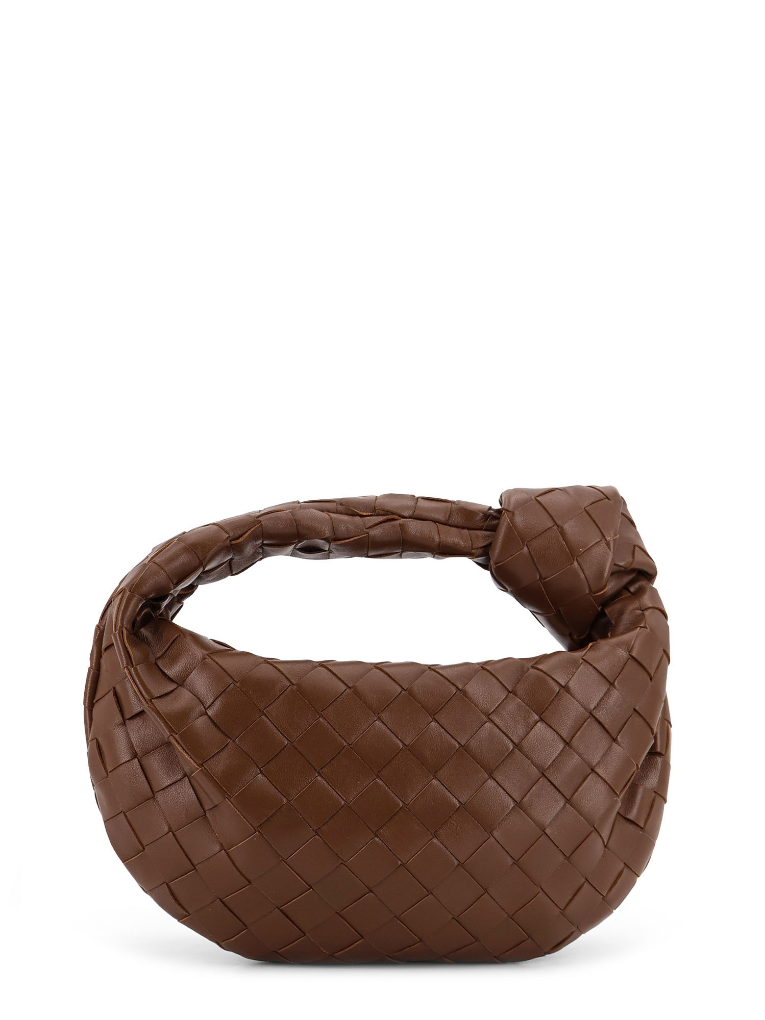 Bottega Veneta Woven Handbag In Brown