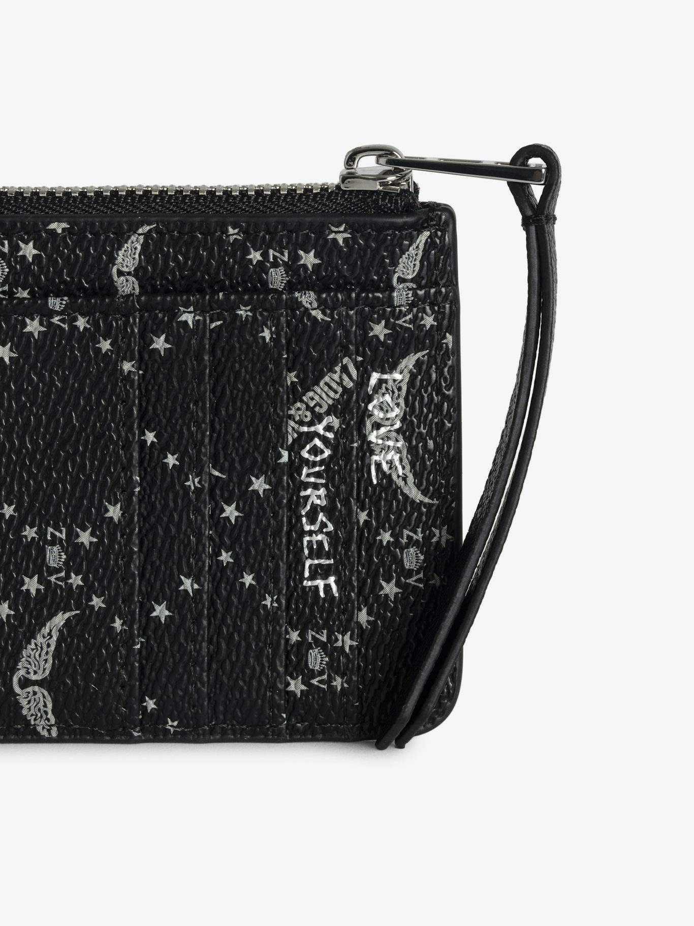 ZADIG & VOLTAIRE MONOGRAM CARD HOLDER