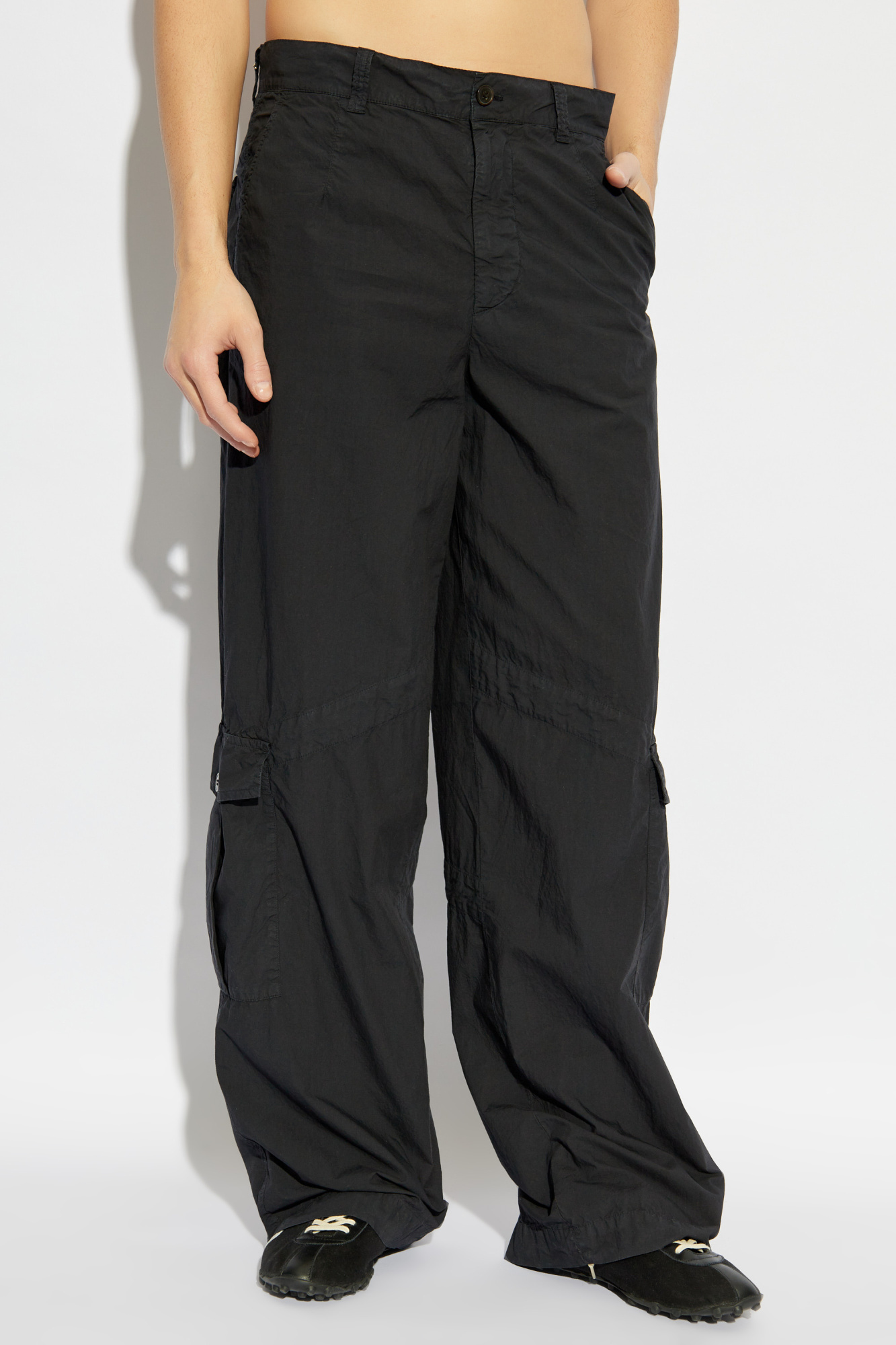 Dries Van Noten Belt-loop Overalls In Black