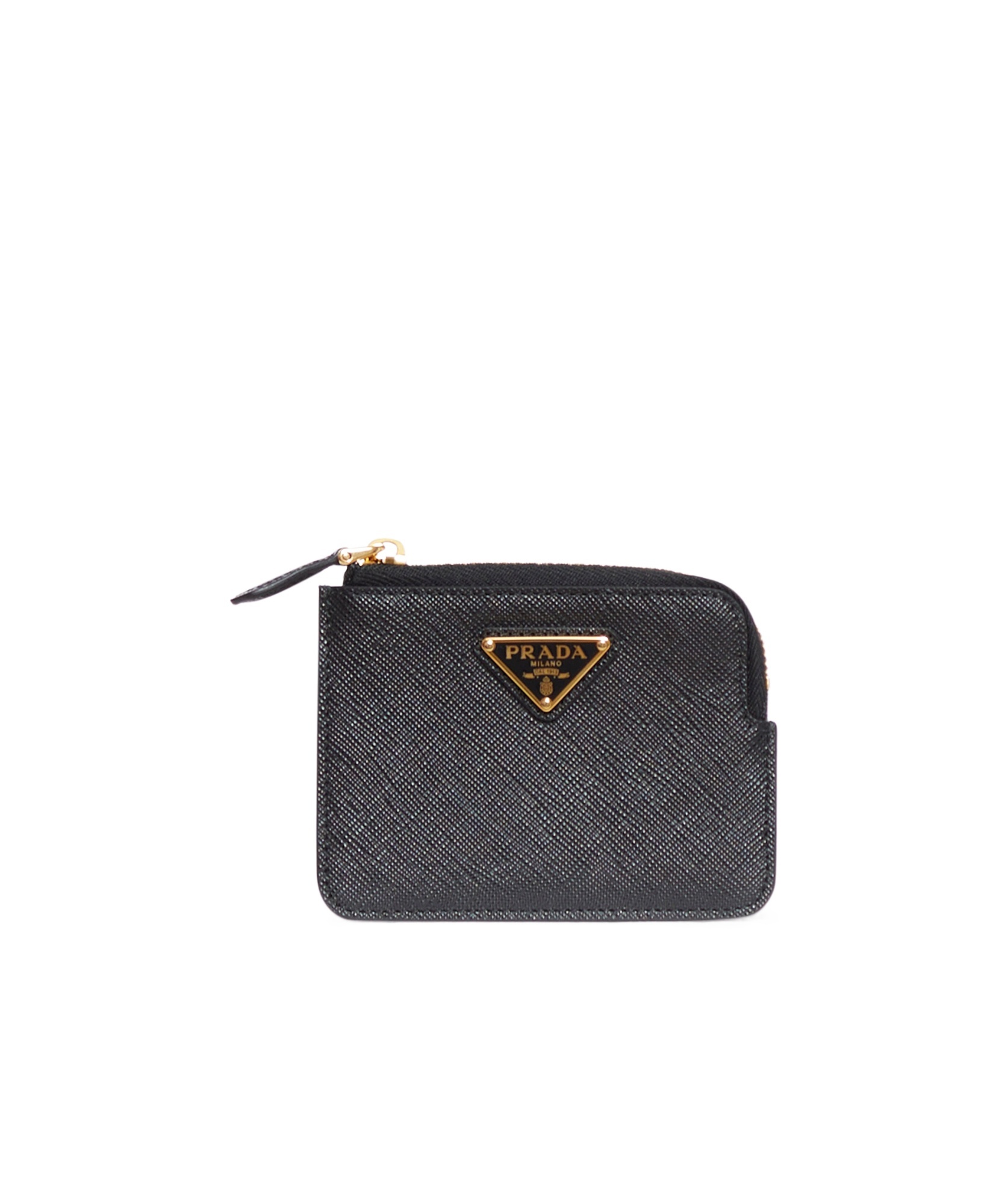 Prada Coin Purse With Logo In Black