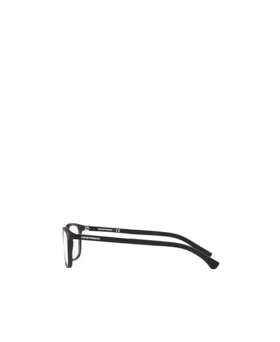 Emporio Armani Rectangle Wayfarer-frame Glasses In Black